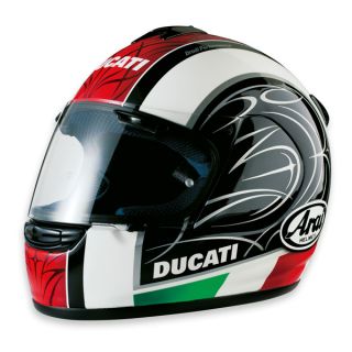 Ducati Arai Stripes Chaser Helm Helmet Tricolore Neu