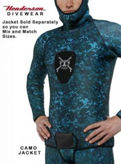 Henderson Free Dive 3mm Wetsuit Camouflage Spearfishing John