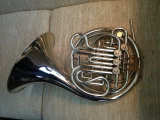 Holton Nickel Double French Horn