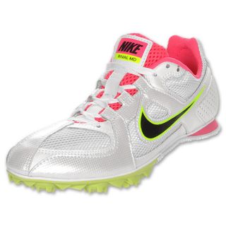 Womens Nike Zoom Rival 6 MD Track Spike White