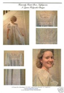 Lynne Holyoakes Heirloom Sewing Nightgown Pattern High Yoke Madeira