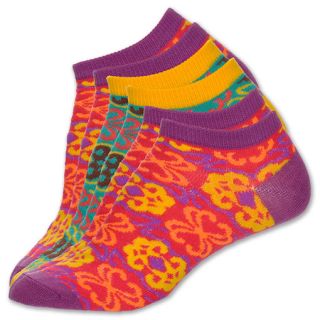  Pack Womens Socks Size 9 11 Purple/Yellow/Green