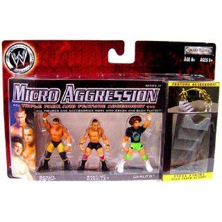 WWE Wrestling Micro Aggression Series 12 Figure 3 Pack