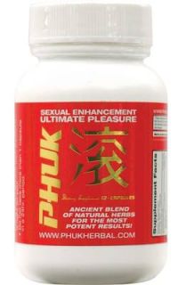 Phuk All Natural 72 Hour Male Sexual Enhancer 12 Bottle