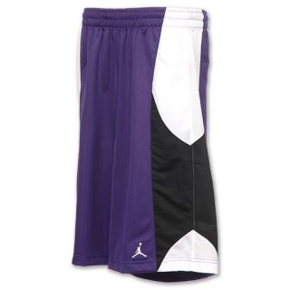 Mens Jordan Durasheen Shorts Purple/Black/White