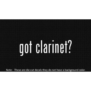 (2x) Got Clarinet Logo sticker vinyl decals: Everything