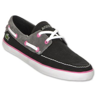 Lacoste Karen Womens Casual Shoes Black/Grey/Pink