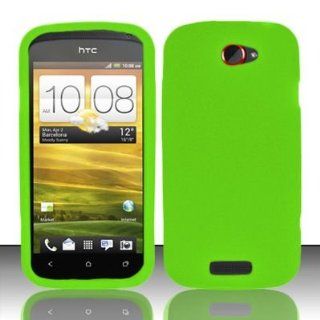 Neon Green Silicon Case for HTC HTC One S Cell Phones