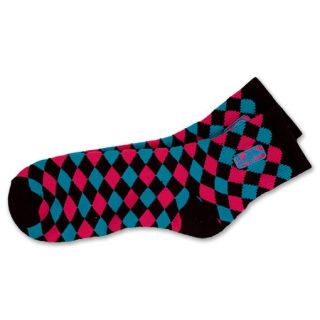 NBA Neon 45 Degrees Sock Black/Blue/Pink