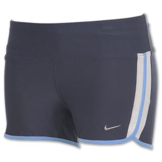 Nike 2 Inch Womens Boy Shorts Navy/BabyBlue/White