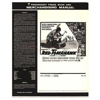 Red Tomahawk Original Movie Poster, 12 x 15 (1966) Home