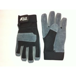 Blue Hawk Unisex Leather High Performance Gloves Ladies L XL or Mens S