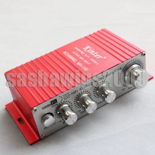 Hi Fi 2CHANNEL Power Amplifier Mini Amp Car Home Audio Amplifier