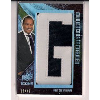  BILLY DEE WILLIAMS 2008 ICONS LETTERMAN LIMITED TO 47 