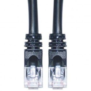 CAT6, UTP, with Molded Boot, 500MHz, Black, 10 ft (10X8