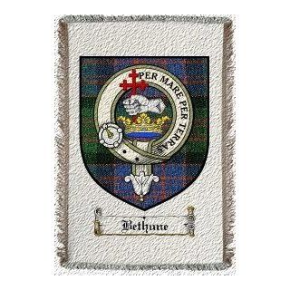 Bethune Clan Macdonald Clan Badge Throw Blanket Home