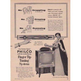 Philco television advertisement from Nov. 1954 featuring