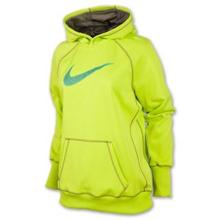 Nike Swoosh Out Womens Pullover Hoodie Atomic