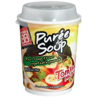 Kitchen 88 Puree Soup Tom Yum Mushroom, 3.1 Ounce Cups (Pack of 24