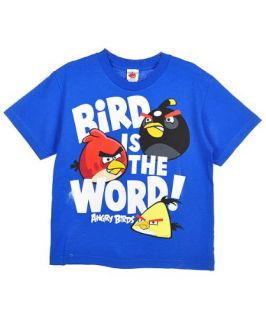 Angry Birds Bird Is The Word Youth T shirt Clothing