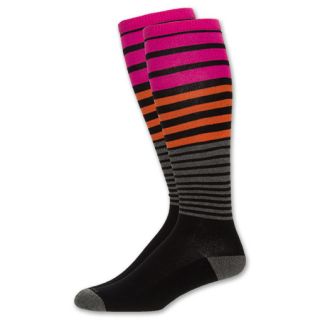Reebok Knee High Socks 2 Pack Black/Charcoal