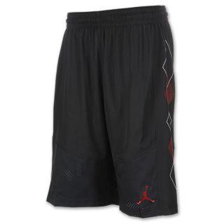 Jordan Franklin St. Mens Shorts Black/Red