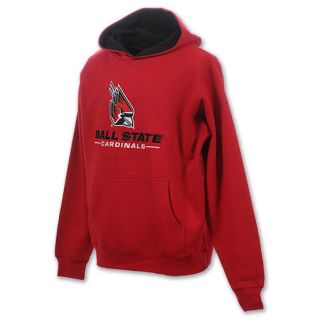 Ball State Cardinals Icon NCAA Youth Hoodie Red