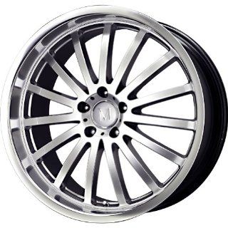 Mandrus Wheels Millennium Series Hyper Silver Machined Wheel (19x8.5