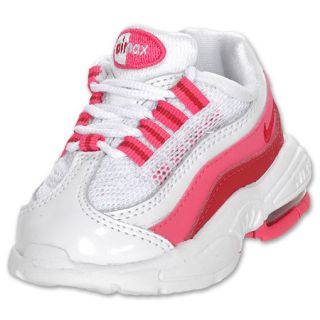Girls Toddler Nike Air Max 95 Running Shoes White