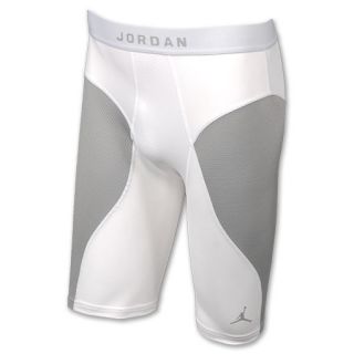 Jordan Dri Fit Mens Compression Shorts White/Grey