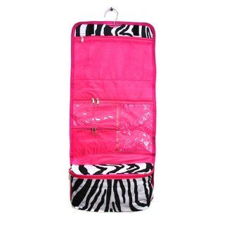 Hot Pink Trim Zebra Hanging Cosmetic Bag * the Greatest