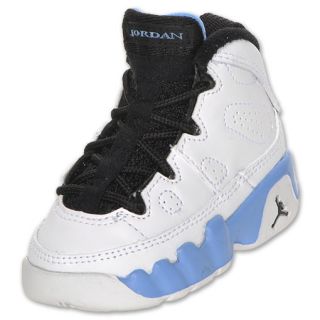 Air Jordan Retro 9 Toddler Basketball Shoe white