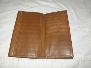 Vintage All Leather Marley Hodgson Ghurka Checkbook Credit Card Money