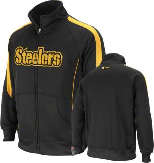 Pittsburgh Steelers Black Tailgate Time Track Jacket