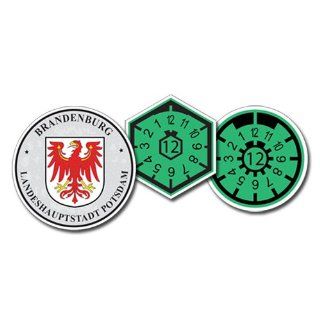 Brandenburg   Germany Seal Sticker   License Plate Decal  