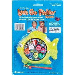 Mini Wind up Lets Go FishinTM Game Fish Toys & Games