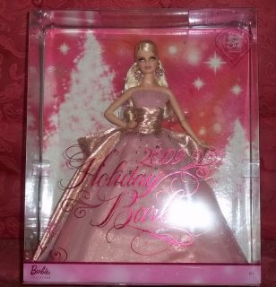 Holiday Barbie Doll 2009 Pink Dress 50th Anniversary New NRFB