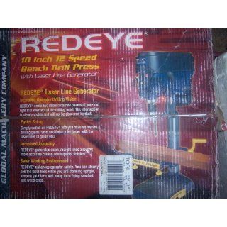 GMC Redeye 10/12 Speed Bench Drill Press with Laser Line