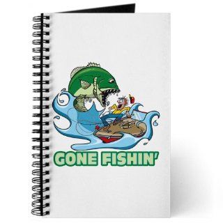 Journal (Diary) with Gone Fishin Fisherman on Cover