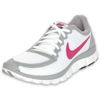 Nike Womens Free 5.0 V4 Running Shoe White/Vivid