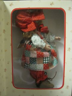 Marie Osmond Holly Hobbie Christmas Greeting Doll