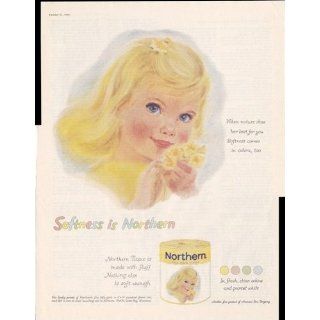 Northern Toilet Tissue Pale Gold Tissue 1959 Original