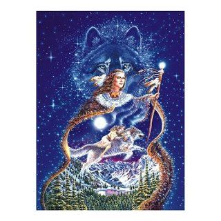 Sunsout Wolf Woman 1000 Piece Jigsaw Puzzle Toys & Games