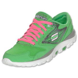 Skechers GOrun Womens Running Shoes Green/White