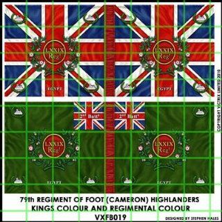 Victrix 28mm Flag Sheets 79th Regt Cameron Highlanders