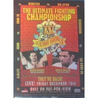 2010 Topps UFC Main Event Fight Poster #UFC4 Royce Gracie