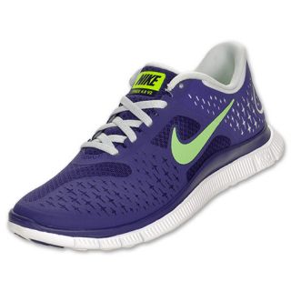 Womens Nike Free Run 4.0+ V2 Night Blue/Volt/Pure
