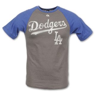 MLB Los Angeles Dodgers Mens Tee Shirt Grey