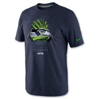 Nike Mens NFL Seattle Seahawks Glove Lock Up Tee