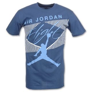 Jordan Classic Flight Mens Tee Shirt True Blue
